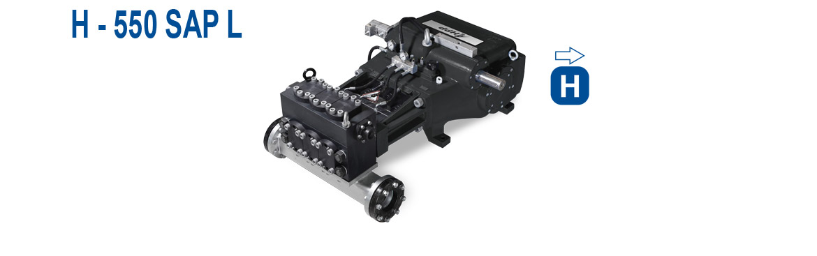 H 550 SAP L DIMENSIONS HPP PUMPS